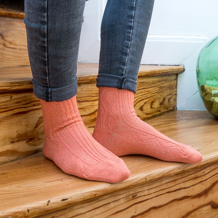 Chaussettes JEANNE CORAIL
