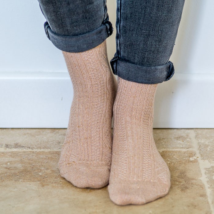 Chaussettes JEANNE BEIGE