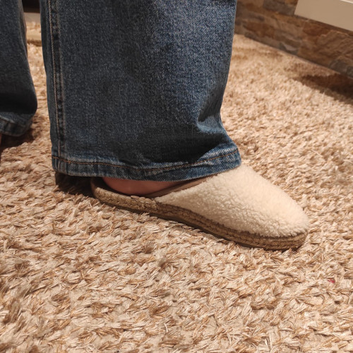 ESPADRILLES ARSENE - Collection Femme Hiver - Espadrilles Mules nuage